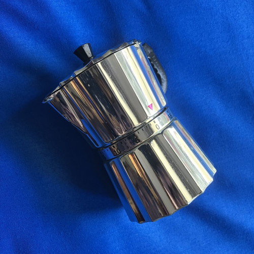 Espresso pot shaped kitchen timer, 55 minutes, 6x10 cm