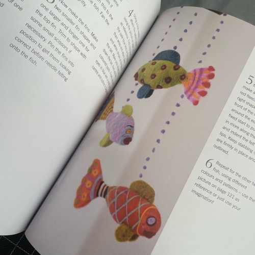 Complete Feltmaking book like new with instructions for felt objects