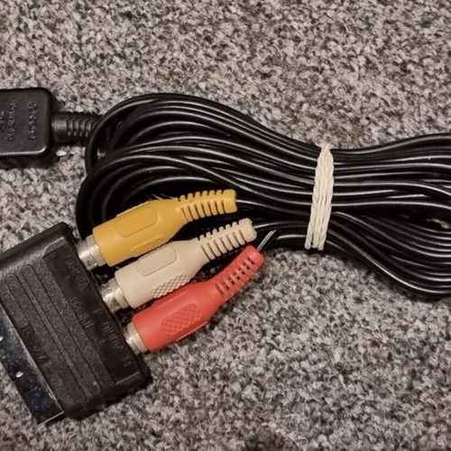 PlayStation 1/2/3 TV cable used, genuine