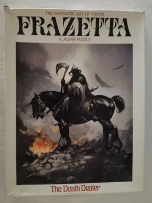 Death Dealer Frazetta puzzle used, 551 pieces