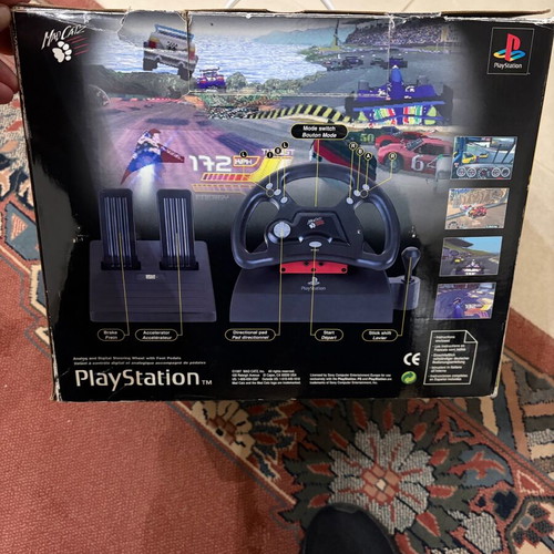 PlayStation steering wheel new