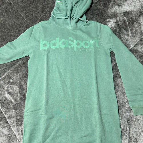 Bda Sports athletic sweatshirt dress like new, size medium, turquoise