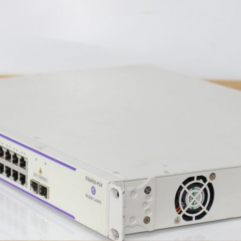 Alcatel-Lucent OmniSwitch 6450-P24 switch restored, PoE+