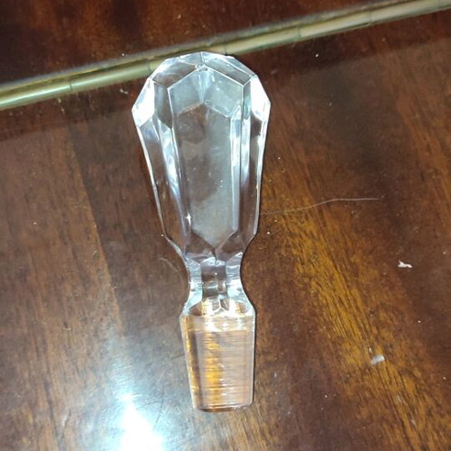 Wedding carafe like new, crystal with vintage crystal stopper