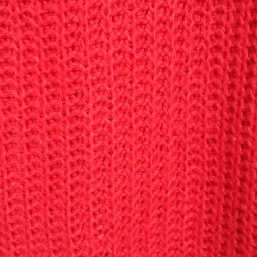 Pullover small used, dark red with wide stripe and 3/4 sleeves