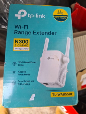 TP-Link TL-WA855RE N300 Wi-Fi extender εμβέλειας