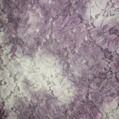 Purple lace tie dye t-shirt used, size M Friendex