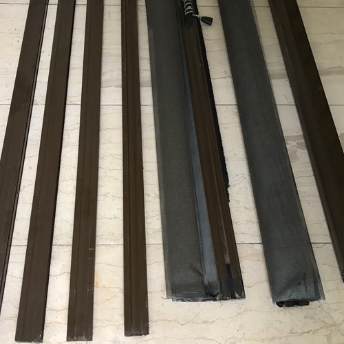 Aluminum parts from window screens used, pack of seven