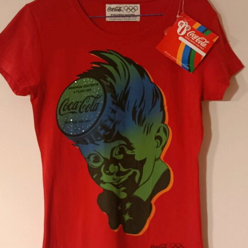 Coca Cola T-shirt new, London 2012 Olympic Games collectible
