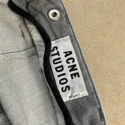 Acne Studios Skin Grey pants used, size 27/34, gray