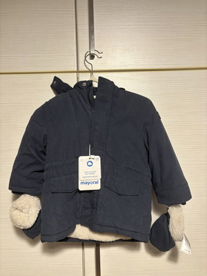 Mayoral parka jacket with gloves new