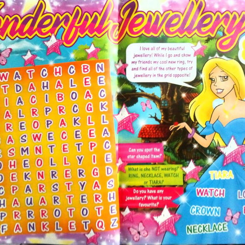 Children's Quiz and Puzzle Magazine used, Mermaid Barbie Adventures