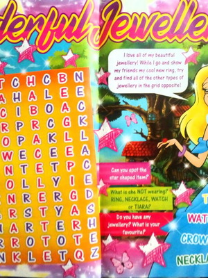 Children's Quiz and Puzzle Magazine used, Mermaid Barbie Adventures