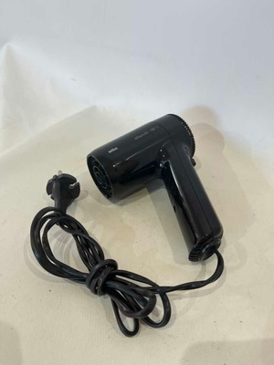 Braun Silencio 1200 travel hairdryer, functional