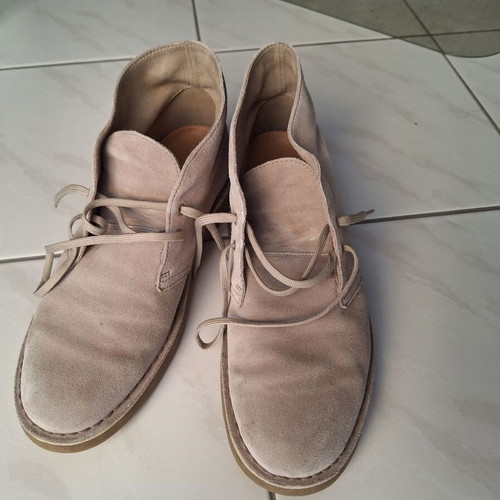 Clarks desert boots used, size 44, beige