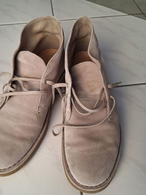Clarks desert boots used, size 44, beige
