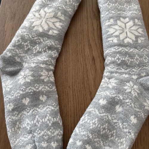 Winter socks, one size, grey
