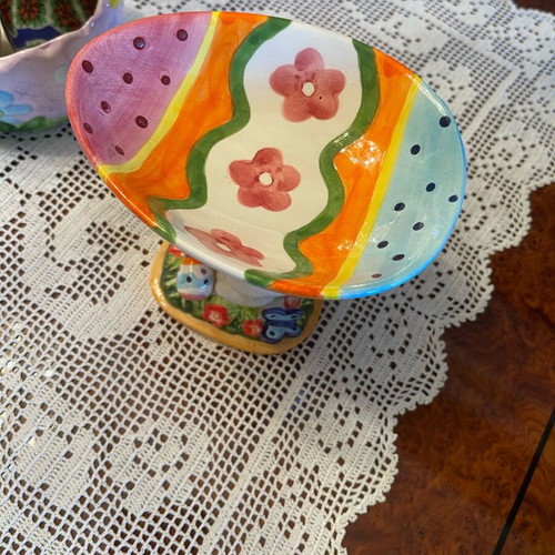 Easter decorative ceramic set like new, 3 pieces