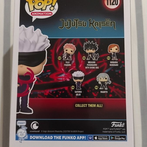 Funko Pop Animation Satoru Gojo 1120 BoxLunch Exclusive new