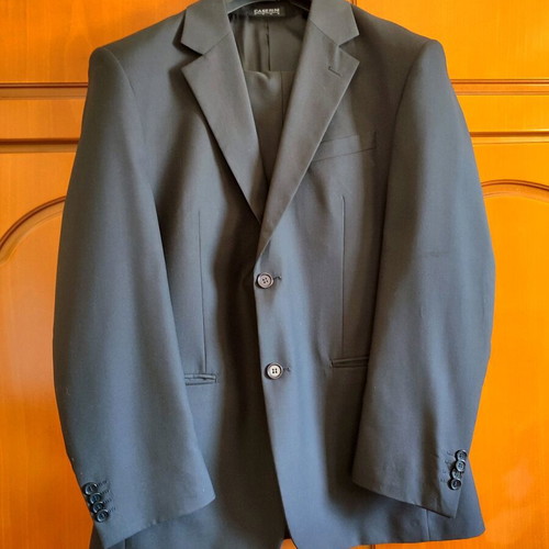 Mens Suit Wedding Wear Black Italian New