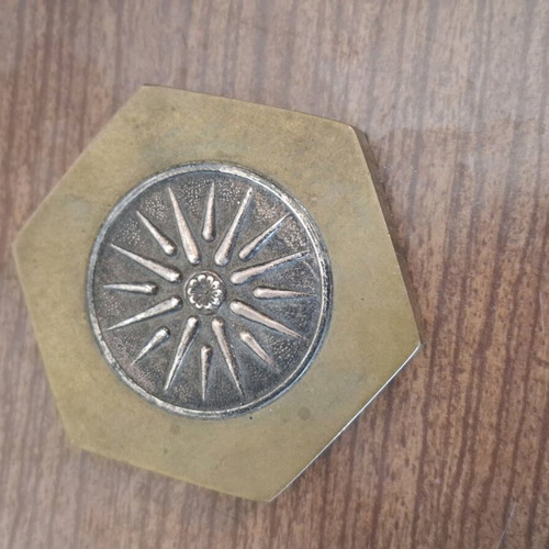 Paperweight used with Star - Vergina Sun design