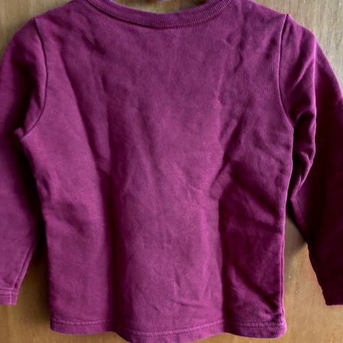 Burgundy Benetton pullover 98 cm like new