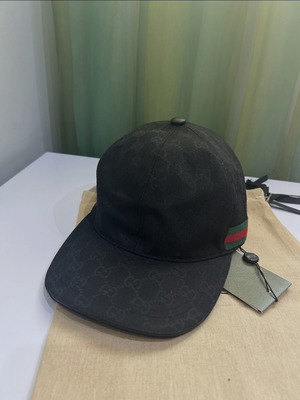 Gucci GG cap size medium, black