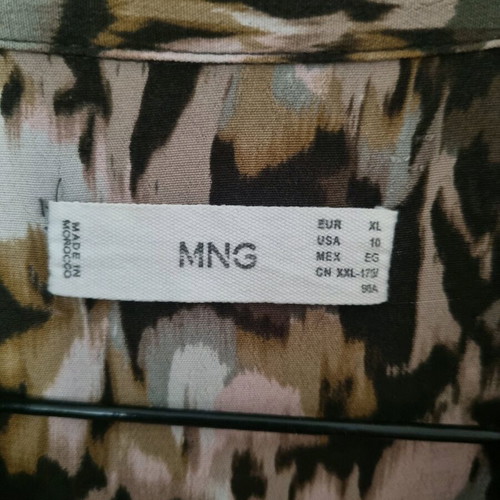 Mango semizier dress size XL like new, multicolor