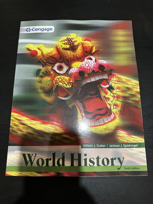 World History 10th Edition by William J. Duiker and Jackson J. Spielvogel new, Greek