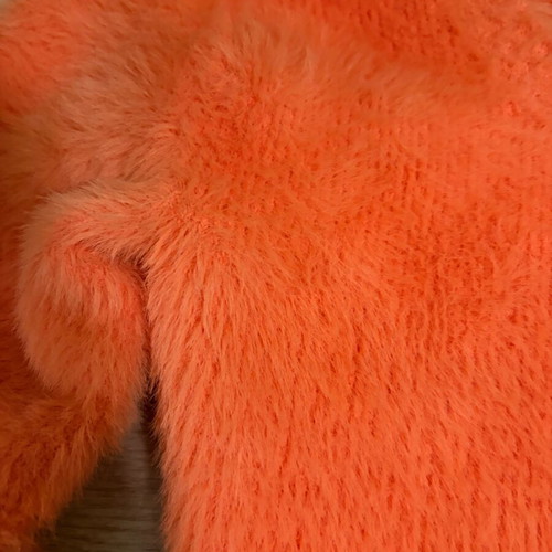 Jacquemus La Maille Neve cardigan orange like new, size 38 FR