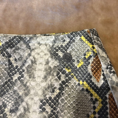 BSB mini skirt faux leather with snake skin effect like new