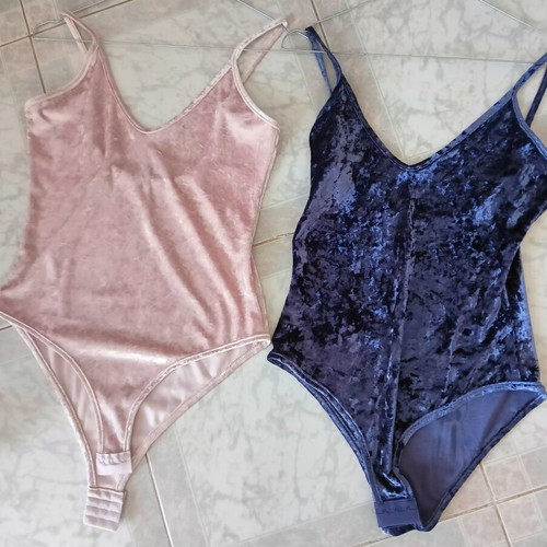 Women's body suits like new, size small, pink and purple