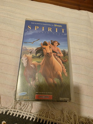 Spirit VHS like new, dubbed animated movie