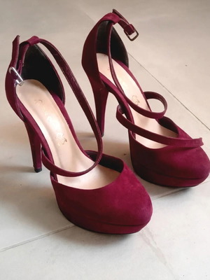 Sante suede pumps size 37 used, 1+1 gift set