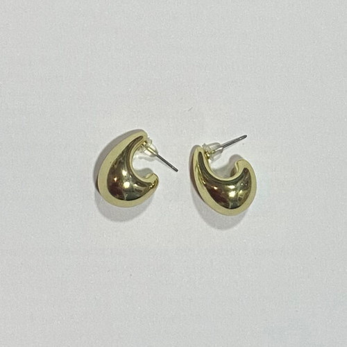 Modern gold earrings new