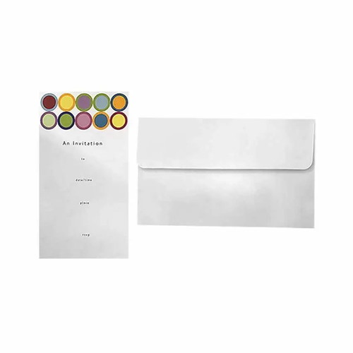 Party invitations 10 pcs with 10 envelopes 18x11cm new