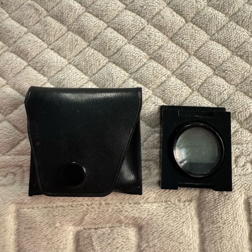 Metal folding magnifier 10x with 14mm lens diameter, like new
