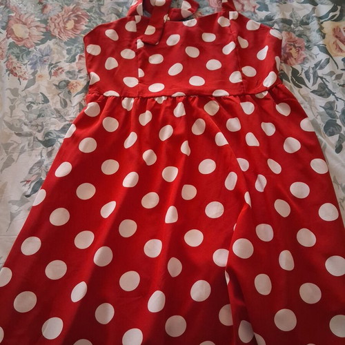 Polka Dot Dress like new, summer vintage, size XL