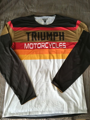 Triumph Intrepid Stripe Enduro Jersey XL like new