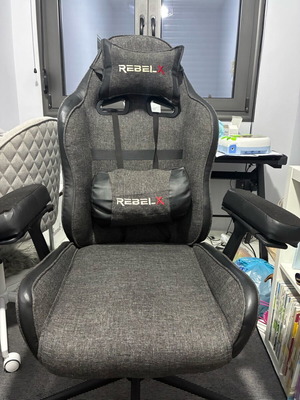 Fabric gaming chair used