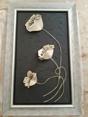 Framed painting 134x86 cm like new