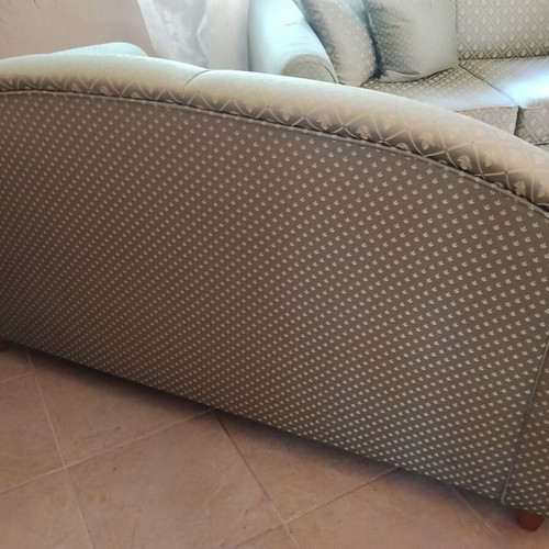 Sofa set 2+3 seats like new, sage green fabric