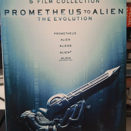 Prometheus to Alien The Evolution 5 DVD collection like new