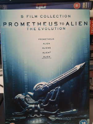 Prometheus to Alien The Evolution 5 DVD collection like new