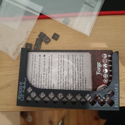 Black Rose Wars Rebirth 3D printed insert custom made