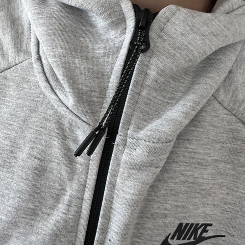 Nike hoodie jacket, size L, grey