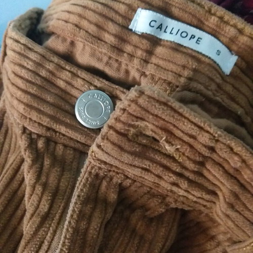 Corduroy pants like new, brown, balloon style, size S