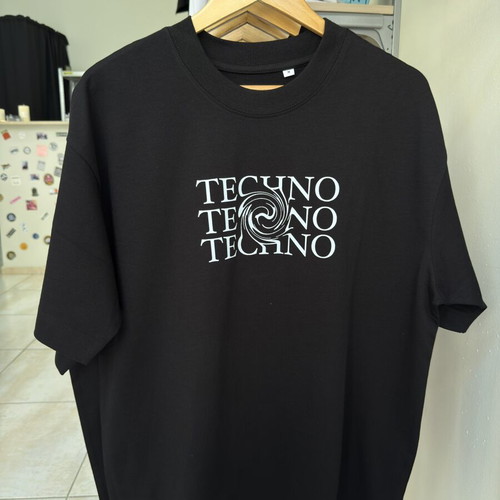 Techno Oversize T-shirt new, 100% cotton, Beta Sigma