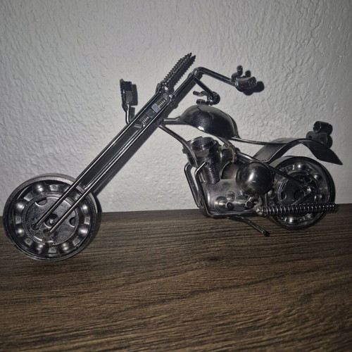 Metal handmade motorcycle like new