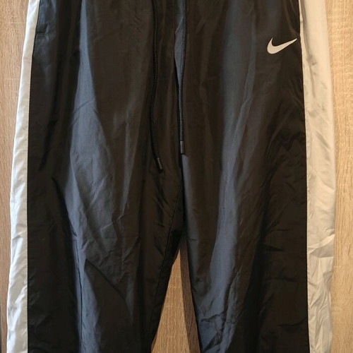 Nike women's track pants used, black and white, XS/S